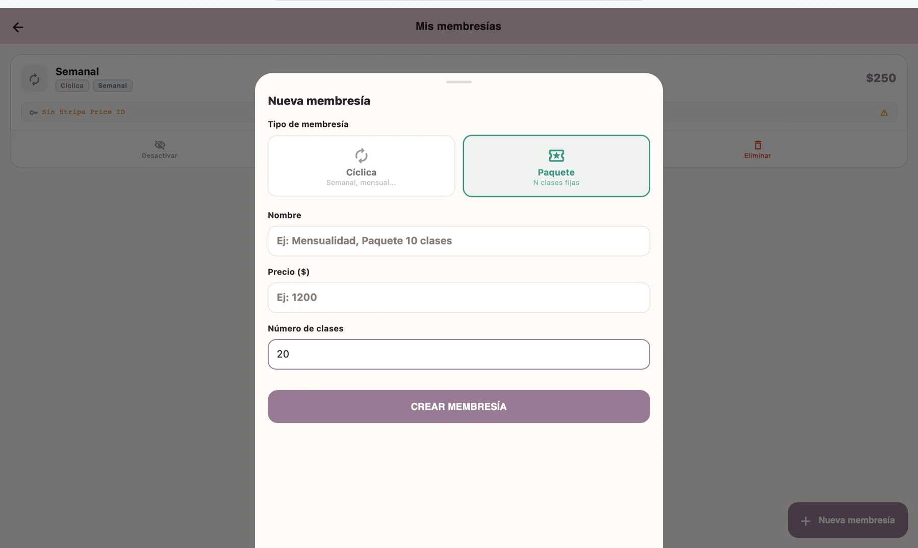 Detalle de renovación y validación de datos