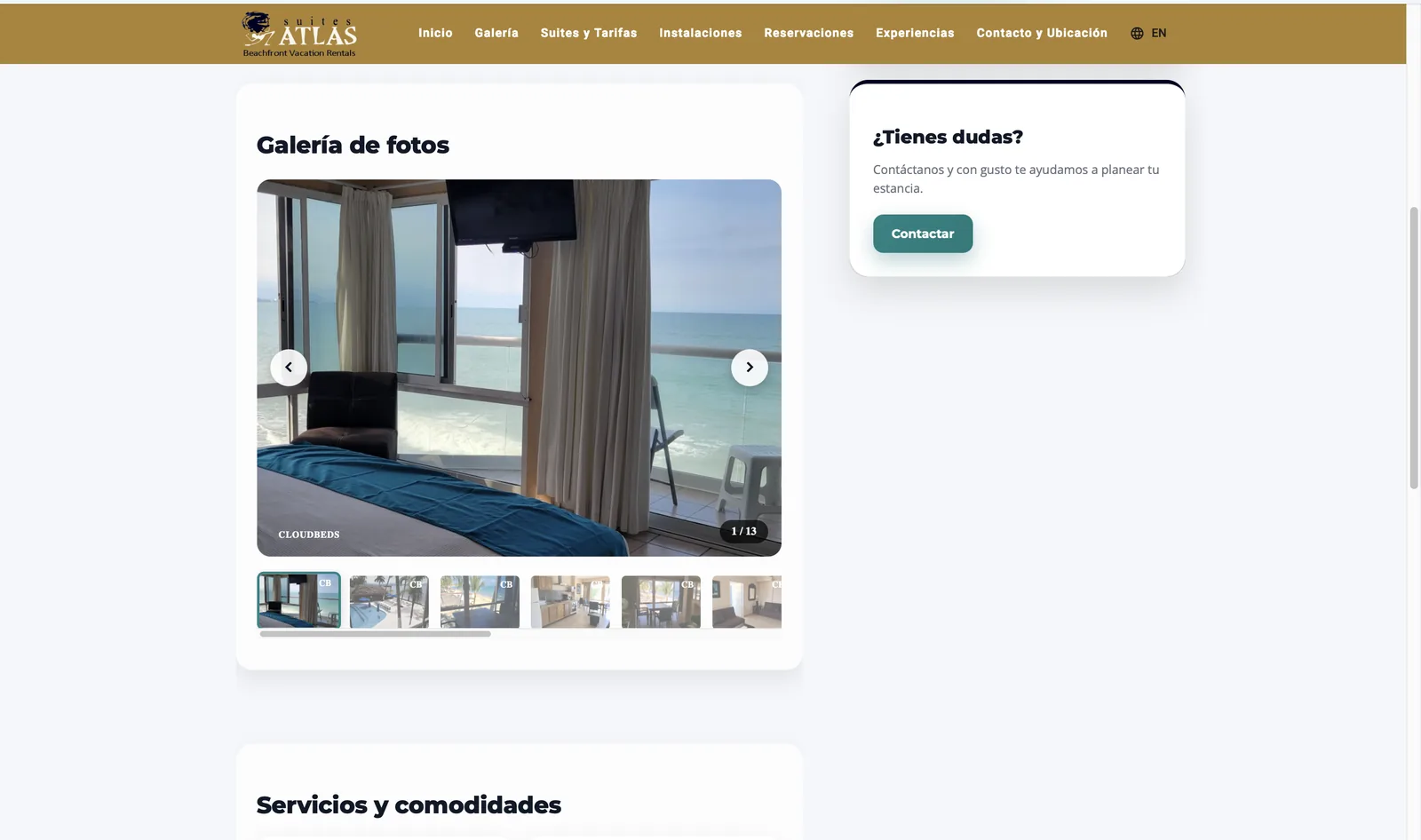Galería / detalles visuales